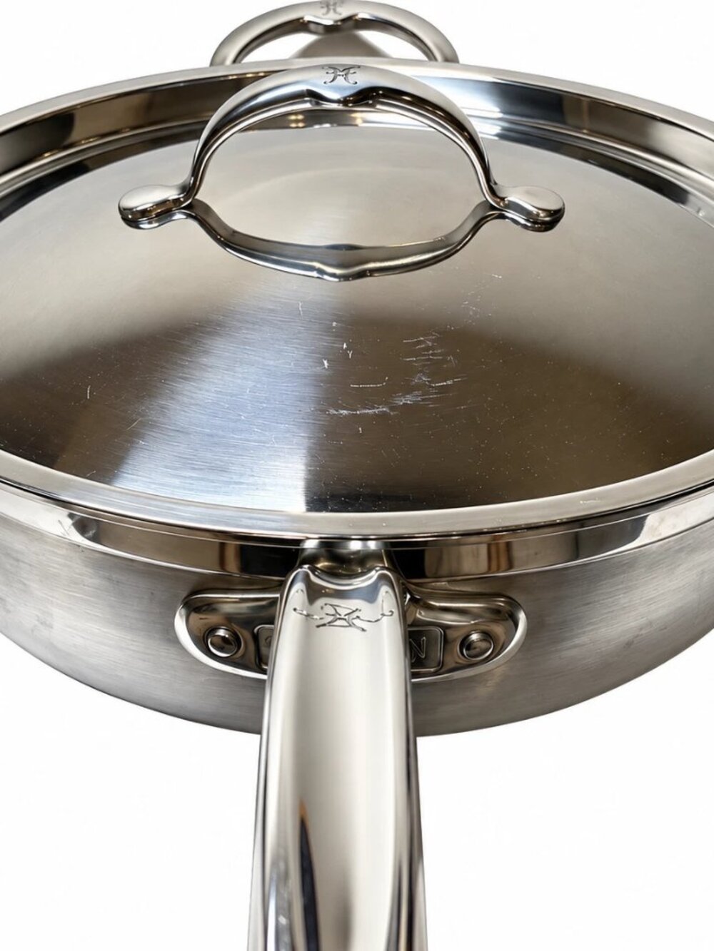 Hestan NanoBond Molecular Titanium 5 Qt Essential Pan With Lid - Made in Italy